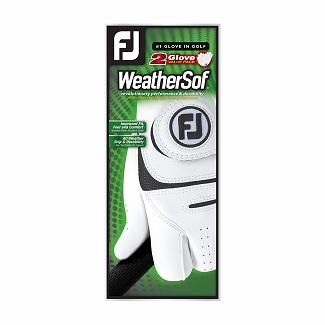 Men's Footjoy WeatherSof Golf Gloves White NZ-570667